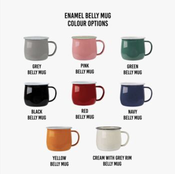 Valentine's Day Personalised Enamel Mug, 4 of 6