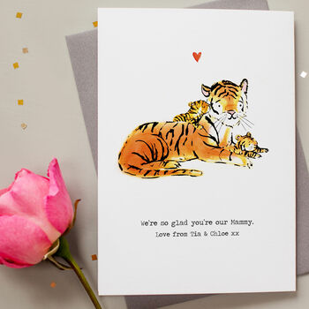Personalised Tiger Father's Day Card, 3 of 3