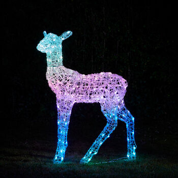 Twinkly Smart LED Outdoor Acrylic Christmas Doe Figure, 11 of 12