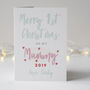 Personalised First Christmas As My Mummy Card, thumbnail 3 of 5