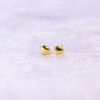 Gold Plated Tiny Earrings, 4 of 5