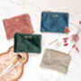 Personalised Velvet Coin Purse, thumbnail 8 of 12