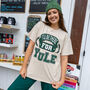 There For Yule Women's Christmas T Shirt In Sand, thumbnail 2 of 4