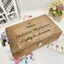 Personalised Wooden Favourite Memories Keepsake Box, thumbnail 4 of 9