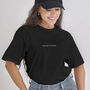 Black Embroidered Team Bride Hen Party Tshirt Small, thumbnail 1 of 3