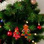 Lego Compatible Tiny Hanging Christmas Tree Decoration, thumbnail 1 of 6