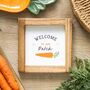 Welcome To Our Patch Wooden Frame Sign | Easter Spring Decoration, thumbnail 1 of 2