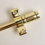 Polished Brass Stair Rods With Piston Finials, thumbnail 6 of 6