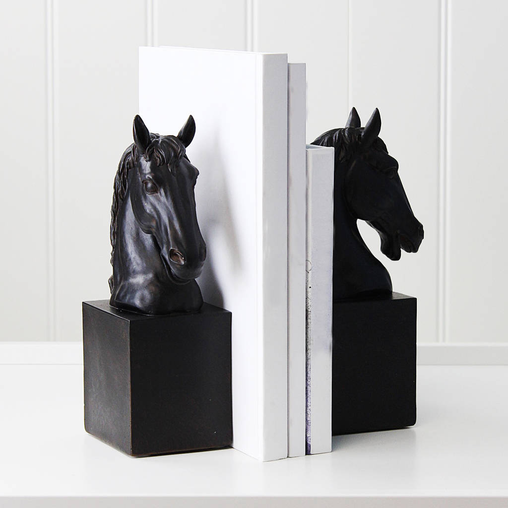 Horse Head Bookends, 1 of 2