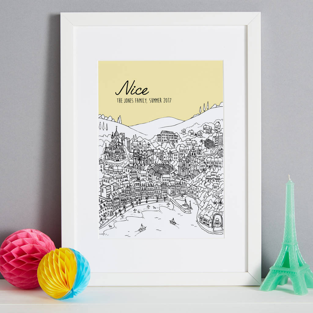 personalised nice print by tessa galloway illustration