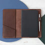 Personalised Moleskine Leather Notebook Cover, thumbnail 7 of 8