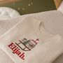 Personalised Children's Christmas Jumper Present Sleigh, thumbnail 3 of 5