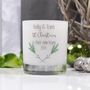 New Home Christmas Scented Glass Candle, thumbnail 1 of 9