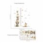 Personalised Woodland Animal Growth Wall Chart Kids Height Ruler, thumbnail 2 of 3