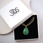 Green Gemstone Necklace, thumbnail 5 of 5