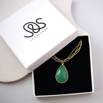 Green Gemstone Necklace, 5 of 5