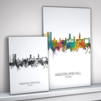 Kingston Upon Hull Skyline Portrait Print And Canvas, 2 of 5