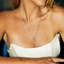Large Lock Sterling Silver Chain Necklace, thumbnail 2 of 6