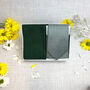 Dark Green Woven Wedding Tie Set, thumbnail 2 of 6