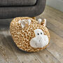 Microwavable Giraffe Foot Warmer Cozy Heated Slippers For Kids And Adults, thumbnail 3 of 3