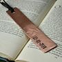 Personalised Copper Bookmark, 7th Wedding Anniversary Gift, thumbnail 1 of 10