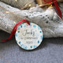 Baby First Christmas Snowflake Ceramic Decoration, thumbnail 6 of 7