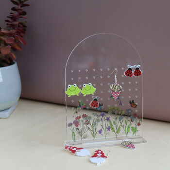 Acrylic Printed Earring Holder, 4 of 12