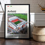 Anfield Stadium Liverpool Football Club Print, thumbnail 5 of 9