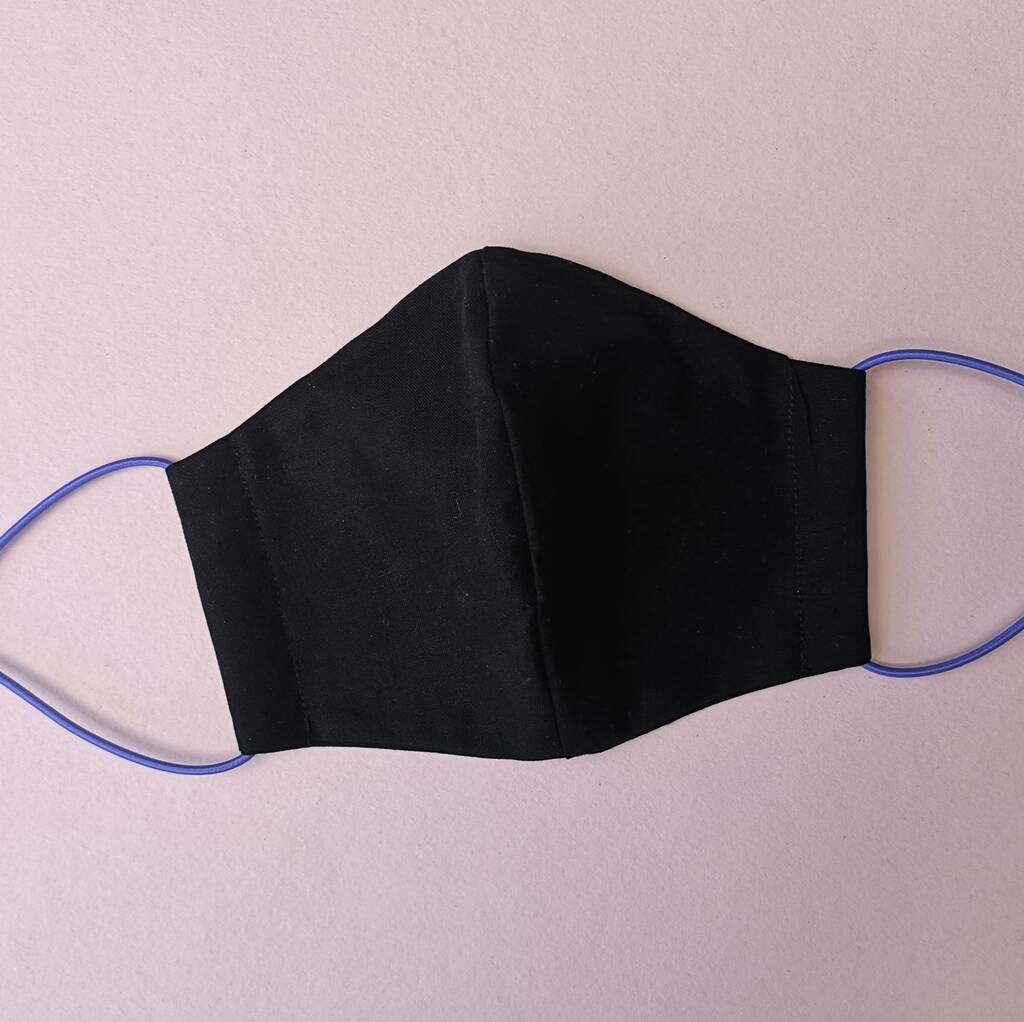 Adult Cotton Fabric Face Mask By terri leahy