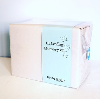 Personalised 'In Loving Memory Of' Memorial LED Light, 8 of 8