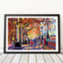 London In Autumn Illustration Art Print, thumbnail 1 of 2