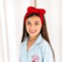 Blue Gingham Embroidered Personalised Cherry Pyjamas, thumbnail 3 of 6