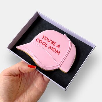 Cool Mom Cap Iced Biscuit Mother's Day Letterbox Gift, 3 of 11