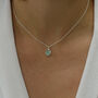 Aquamarine Pendant Necklace, thumbnail 1 of 2