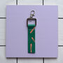 Chunky Hand Painted Leather Keyrings, thumbnail 10 of 11