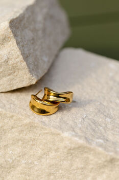 Sculpted Hoop Earrings, 5 of 5