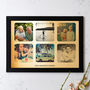 Personalised Framed Gold Metal Photo Collage, thumbnail 1 of 3