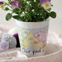 'Our Pad' Frog Couple Plant Pot / Housewarming Gift, thumbnail 1 of 2