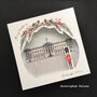 Buckingham Palace Sparkling Pop Up Christmas Card, thumbnail 3 of 5