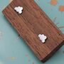 Sterling Silver Little Cloud Stud Earrings, thumbnail 5 of 12