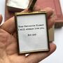 Personalised Paper Daisy Flower And Poetry Mini Framed Gift, thumbnail 4 of 12