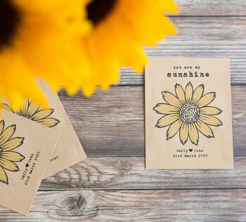Personalised 'You Are My Sunshine' Seed Packet, 3 of 5