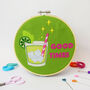 'Good Times' Large Embroidery Craft Kit, thumbnail 1 of 3