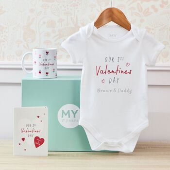 Personalised Our 1st Valentine's Day Gift Set, 2 of 2