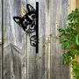 Rusted Metal Peaking Cat Wall Decor Cat Wall Art Gift, thumbnail 4 of 10