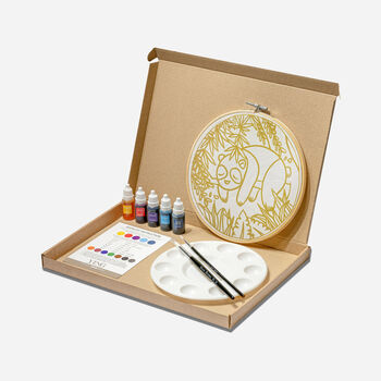 Sleepy Panda DIY Batik Craft Kit For Beginners, 2 of 7