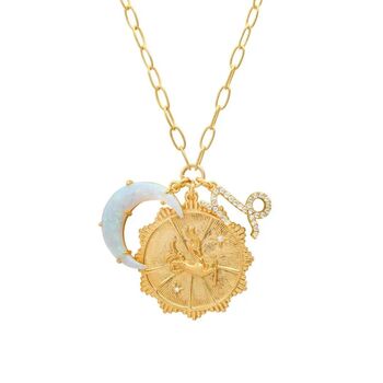 Celestial Zodiac Coin Necklace, 6 of 12