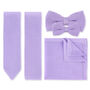 Wedding Handmade Polyester Knitted Tie In Pastel Purple, thumbnail 1 of 6