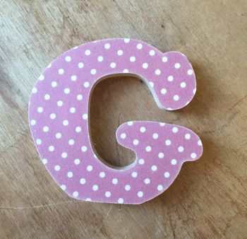 Polka Dot Wooden Letters, 5 of 10