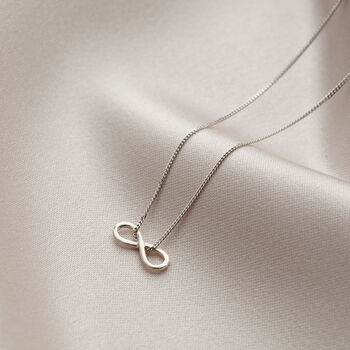 9ct Gold Infinity Necklace, 3 of 10